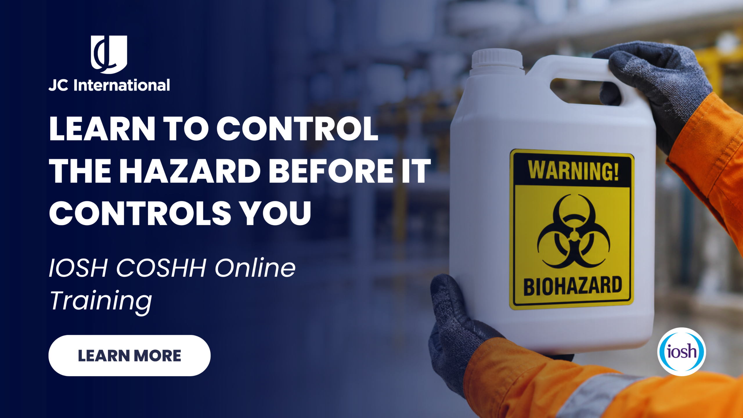 IOSH COSHH Online Training: Learn to Control Hazardous Substances in the Workplace